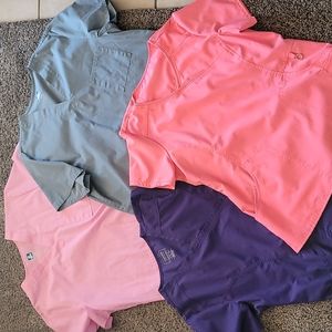 Womens scrub tops bundle